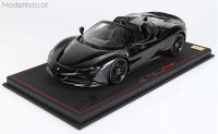 P18198I BBR 1/18 Ferrari SF90 Spider Pack Fiorano Nero Lucido